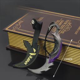 Saqueamento Impressão Ouro Roxo Frenzy Garra Faca, Valorante Em torno de Contrato Destemido Arma, Modelo Toy Decoração, Katana Espada - Image 6