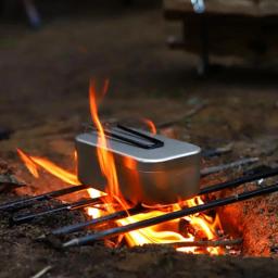 Estacas de campismo de metal não ferrugem, estaca familiar, 11 ", ferramentas de acampamento, pegas de aço resistentes - Image 2