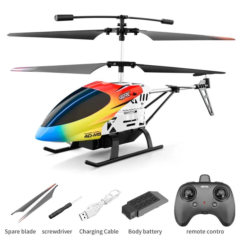 M5 Helicóptero de Controle Remoto, Helicópteros RC, Altitude Hold, 3.5 Canais, Giroscópio e Luz LED, Avião Durável, Drone Toy, Presente - Image 1