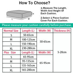 Elastic Sofa Seat Cushion Cover, Protetor de Móveis Removíveis, Capas Laváveis para Animais de Estimação e Crianças, Sala - Image 5