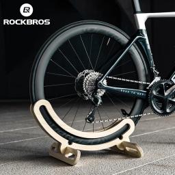 Rockbros suporte de bicicleta interno plug-in para pneus de bicicleta de estrada 23c-30c rack de bicicleta estável portátil removível madeira acessórios de ciclismo - Image 5
