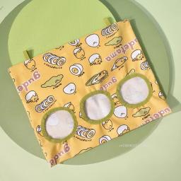 Saco de feno pendurado para pequenos animais, distribuidor de comida de coelho, acessórios para alimentação, coelhinho, 3 2 1 buraco - Image 6