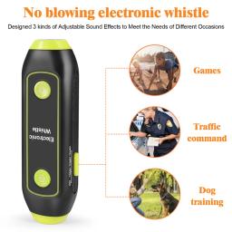 Apito treinamento eletrônico, Handheld para treinadores com cordão, Árbitros futebol brinquedo - Image 2