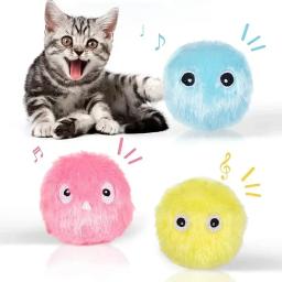 Bola interativa mais inteligente para gatos, Catnip Training Toys, Suprimentos Squeaky, Coisas para gatinho, Casa Produtos - Image 1