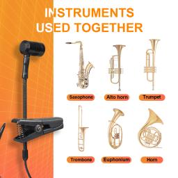 Profissional Saxphone Instrumento Microfone, E908 Saxofone, Trompete e Tuba - Image 2