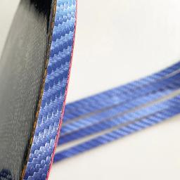 Fita auto-adesiva de raquete de tênis de mesa, fibra de carbono super dura, Ping Pong Bat, fita lateral protetora, PU espessado - Image 5