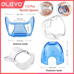 OLEVO-Abridor de boca dental para odontologia, Mordida Posterior Prop, Lip Retractor, Cheek Expander, Clear Blue, Odontologia Acessórios, 1 Pc, 2 Pcs - Image 1