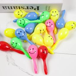 Mini Maracas de plástico para crianças, instrumento musical, brinquedos chocalho, favores de festa de aniversário, presentes do chuveiro do bebê, 20PCs - Image 2