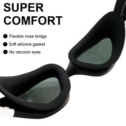 Óculos de natação profissionais para adultos, óculos de piscina profissional, proteção UV, antiembaçante, visão ampla, óculos de natação para homens e mulheres - Image 4
