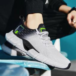 Tênis de corrida antiderrapante masculino, tênis de corrida leve e suave, casual para esportes ao ar livre, resistente ao desgaste de caminhada, escolha - Image 5