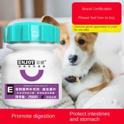 Suplementos Probióticos para Cães e Gatos, Diarreia e Vômitos, Promovem a Digestão, Condicionam o Estômago, 200 Comprimidos - Image 4
