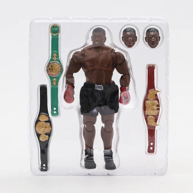 King of Boxing Storm Colecionáveis - Action Figure 1:12 Scale Mike Tyson WBC Edition para Desktop