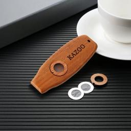 Harmônica de madeira para crianças, portátil, clássico, guitarra kazoo, ukulele, compactação, instrumento musical, presente para iniciantes - Image 3