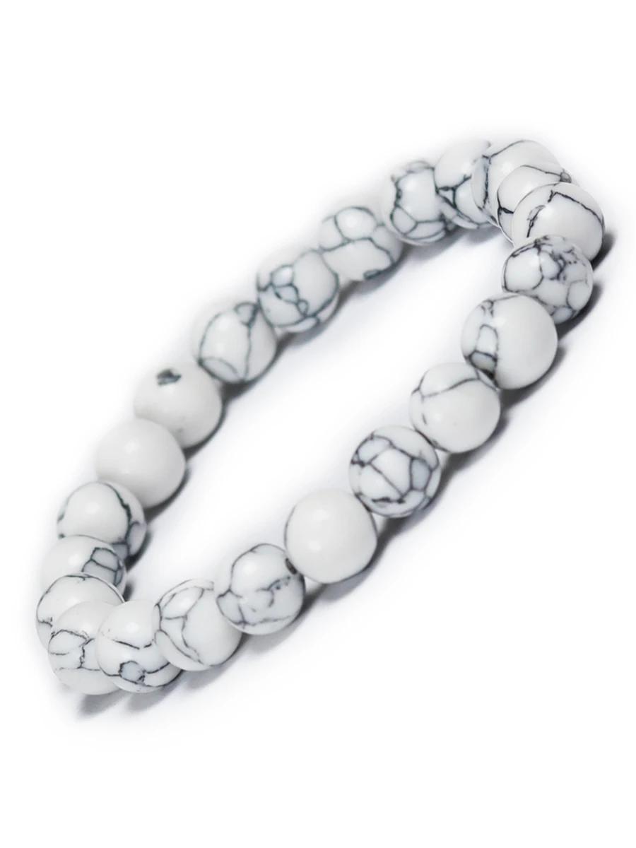 Pulseiras de pedras preciosas naturais para mulheres, contas redondas, pulseiras minimalistas, boêmia, férias, festa de aniversário, feriados, 8mm, 1pc - Image 1