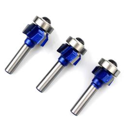 Carpintaria Round Router Bit para afiação de corte, Bit cortador clássico para madeira, Z4 Corner, 1PC, 6mm, 1/4 Shank, 8 Shank, R1 R2 R3 - Image 4