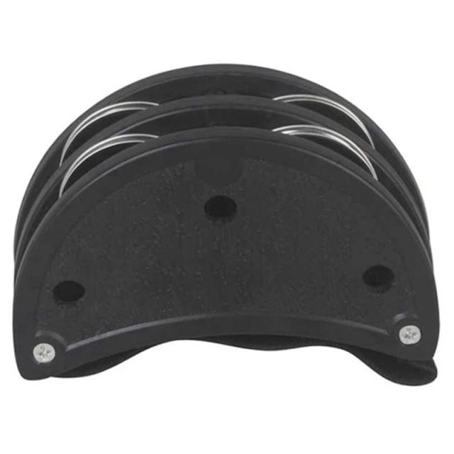 Cajón de Percussão com Sinos de Aço Africano e Pedal Preto - 1 Peça com Chocalhos e Tambores Ft