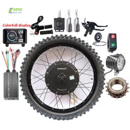 Bicicleta elétrica Motor Roda Kit de Conversão, E-Bike, 60V, 72V, 3000W, 5000W, 19" - Image 1