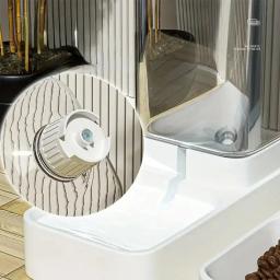 Conjunto automático de comida e água, alimentador de gravidade plástica, 1pc, 2pcs - Image 5