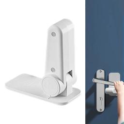 Fechadura de segurança infantil, maçaneta, fechaduras para crianças, casa de animais, alavanca da porta, fechadura de segurança para bebês, gaveta com design minimalista - Image 1