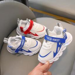 Crianças respirável casual tênis esportivos das crianças sapatos de luz brilhante para meninos tênis de luz brilhante das crianças novos sapatos de luz led - Image 4