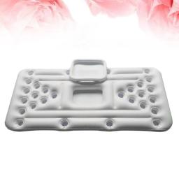 ELOS-Esteira De Piscina De Beer Pong, Fila Flutuante, Colchão De Piscina Inflável, Almofada De Entretenimento De Mesa De Água, 28 Furo Do Copo - Image 5