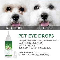 Colírio Pet Wash Drops, Removedor de Lágrimas, Elimina Lágrimas para Cães e Gatos, Ingrediente Seguro, 60ml - Image 4