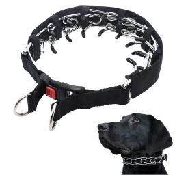 Dog Training Pinch Collar com Comfort Dica e Quick Release Buckle, Tampa de Nylon, Dog Prong, Todos os Tamanhos Cães, No Pull - Image 1