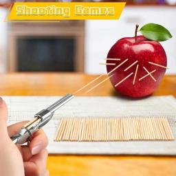 Miniatura Modelo Toothpick Shooter, Mini Toothpick Launcher, Detalhe Design, Desktop para Hobby - Image 6