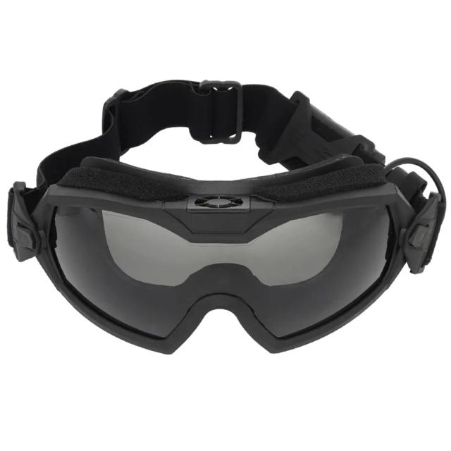 Óculos de Segurança para Esportes ao Ar Livre com Lente Transparente e Micro Ventilador, Ideal para Airsoft e Paintball, Resistentes a Riscos e Oferecendo Proteção Completa para os Olhos