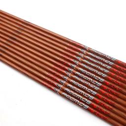 DIY Madeira Pele Pintura Carbono Seta Shaft, Tiro com Arco Caça, 32 "ID, 6,2 milímetros Spine, 400, 450, 500, 600, 700 Spine, 12Pcs - Image 3