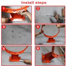 Tabela de basquete para adultos e crianças, 45cm/35cm, metal sólido, cesta de tabela, argola, para adultos e crianças - Image 5
