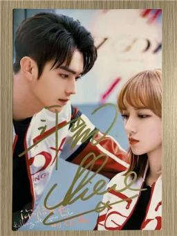 Xu kai cheng xiao hd poster autografado foto tv caindo em seu sorriso drama stills coleção manuscrita assinatura imagens - Image 6