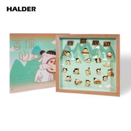 Halder musical chinês orquestra instrumentos musicais pino broche hobby música emblemas jóias presentes foto quadro exibição 18 pçs conjunto - Image 1