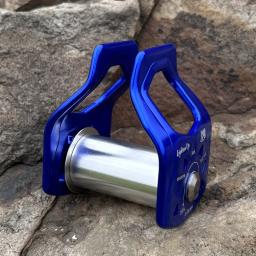 Polia de alumínio cabo mosquetão com Widen Ball Bearing, Escalada Acessórios e Outdoor Flood Rescue Pulley, 30KN - Image 1