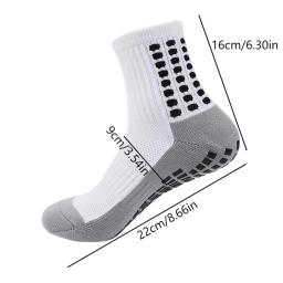 Meias esportivas antiderrapantes para homens e mulheres, futebol, mangas de perna, futebol, treinamento, basquete, saco de cordão, 4 pcs - Image 5