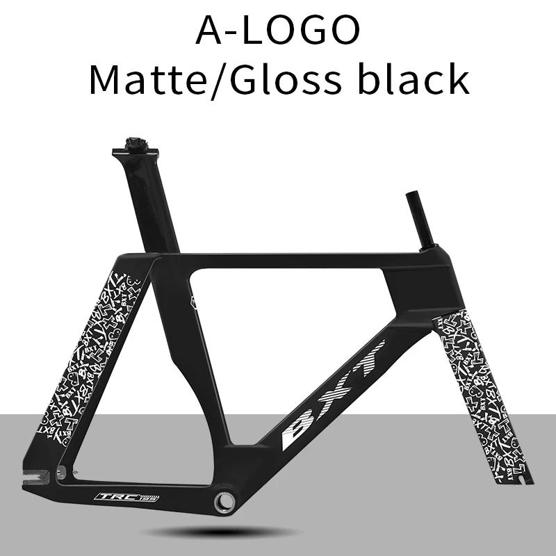 BXT Newset Aero Carbon Track Frameset Fixo Gear Track Bike Frame 195 Velocidade única venda quente - Image 1