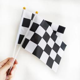 30pcs Cones Tráfego e Racing Checkered Bandeiras Define Mini Red Sports Cones de Segurança para Crianças Corrida Car Theme Birthday Party Supplies - Image 4