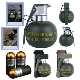 M67 Tactical Grenade Manequim Set para Airsoft Paintball Game, contém M433, liberação rápida - Image 1