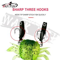 PEIXE DE CAMINHADA-Soft Silicone Crab Lure, Isca Falsa, Afundando Predador, Rocha Do Mar, Squid Pesca, Equipamento Artificial, 5.8g, 13.7g, 1Pc - Image 5