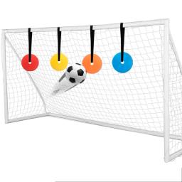 Discos alvo de tiro com corda ajustável, alvos de agilidade reativa para lacrosse, hóquei, futebol, beisebol, 1 conjunto - Image 1