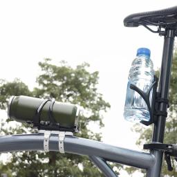 Gaiola De Garrafa De Água De Bicicleta, Suporte De Garrafa De Silicone, Suporte De Garrafa De Silicone, Straps Bike Seatpost, Fork Frame, Suporte De Montagem - Image 4