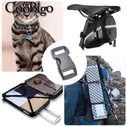 10 pçs mini fivela de liberação lateral rápida curvada para diy paracord pulseira pet colar acessórios costura plástico preto webbing 10mm - Image 6