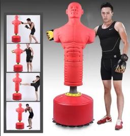 Saco de boxe vertical pesado para homens, artes marciais, saco de boxe livre - Image 2
