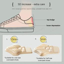 Almofadas de silicone antiderrapantes para sapatos, protetores de calcanhar, almofadas para tênis, alívio da dor, 10 peças - Image 4