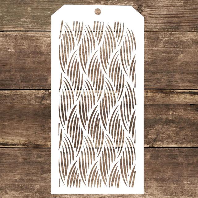 Stencil de Camadas Artesanais para Pintura em Paredes e Projetos DIY de Scrapbooking e Cartões 12x24 cm