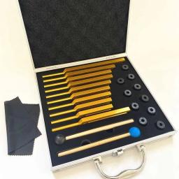 Instrumentos de Percussão Profissional, Tuning Fork Set, Sound Healing, Diapason Terapêutico, Ressonância Colorida, 10Pcs - Image 1
