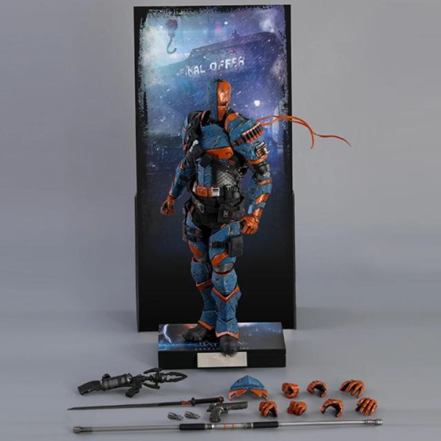 Coleção Hottoys: Figuras de Ação 1:6 do Exterminador, Batman e Forrest Gump de Arkham Origins na Model Hobbies