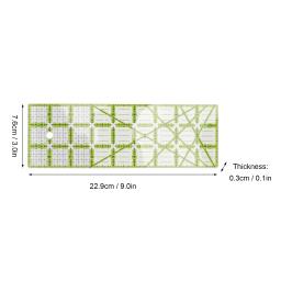 Régua de corte de tecido com linhas de grade para alfaiate Patchwork, artesanato Réguas, DIY Patchwork Tool, costura, acrílico Quilting - Image 6