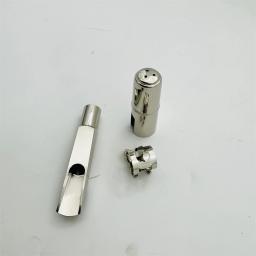 Dukoff-bocal de metal para saxofone, prata chapeado acessórios para soprano, tenor, nova chegada, tamanho 5, 6, 7, 8, 9 - Image 4
