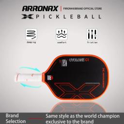 ARRONAX-USAPA Thermoformed Pickleball Paddle Racket, Qualidade Premium Borda, Material De Fibra De Carbono, Desempenho Popular, Nova Chegada - Image 3